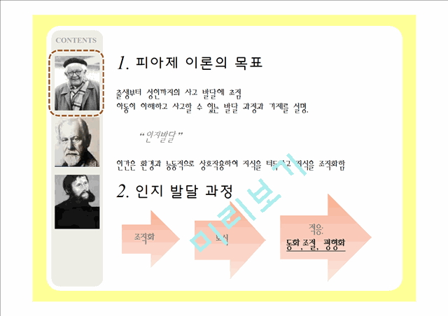 2000원]피아제, 프로이트, 에릭슨의 발달이론 비교 분석과 시사점 및 우리나라의 교육(2012년 추천 우수 레포트 선정★★★★★).ppt